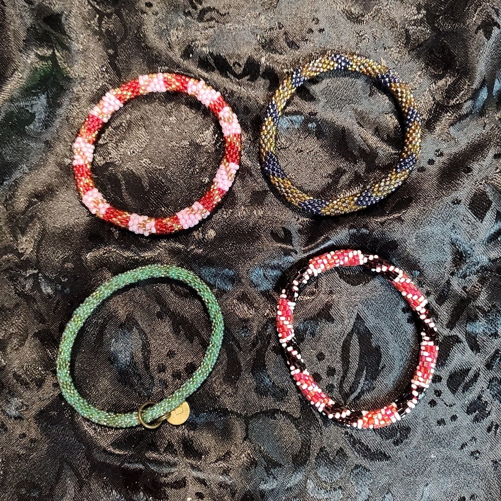 Napal Beaded Bracelets Set Of 4